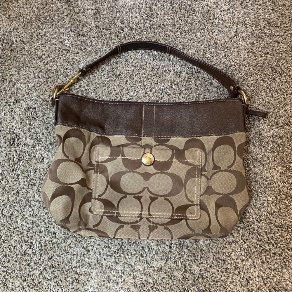 Brown/Tan Coach Bag
